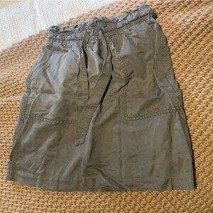 H&M Olive Skirt